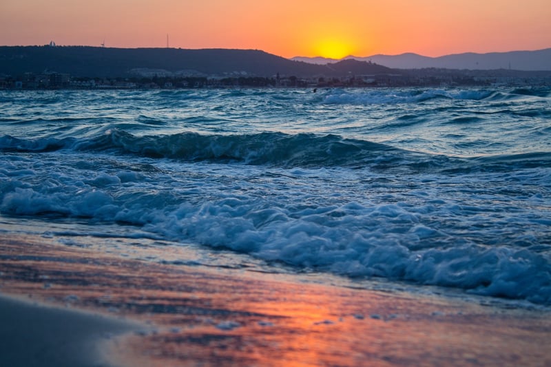 Sunset at the beach